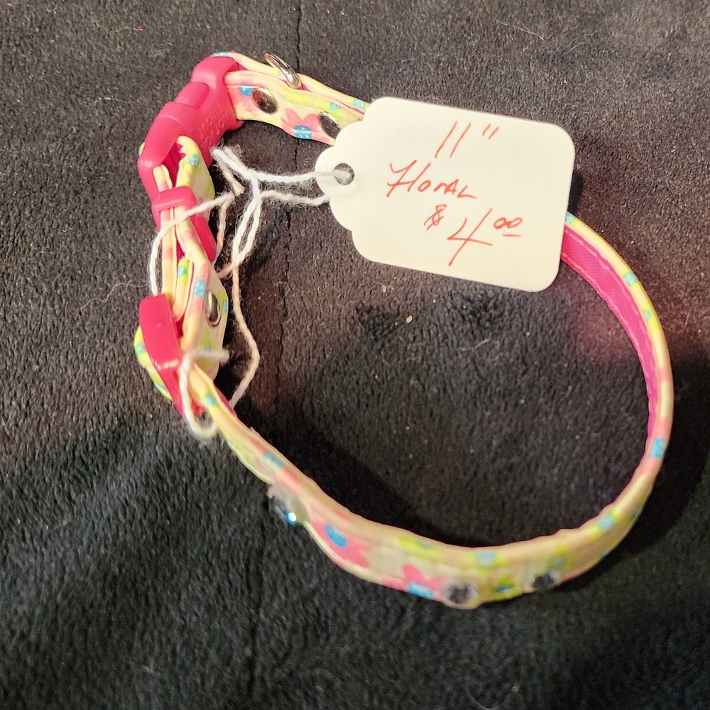 Floral With Bling Dog or Cat.